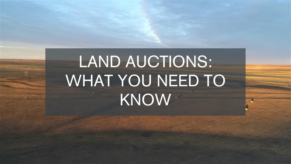 Land On Auction